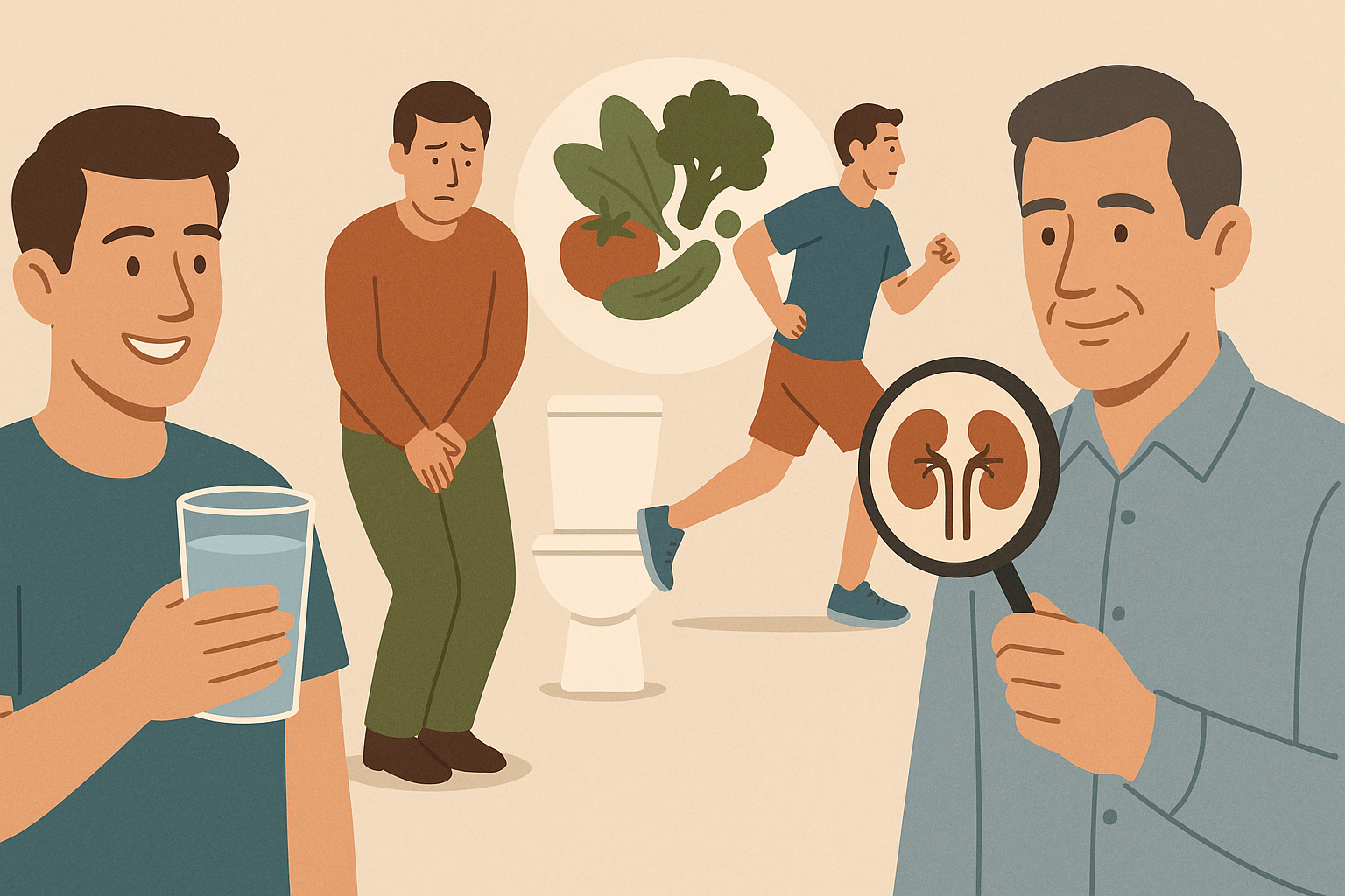 Hábitos diarios salud urológica